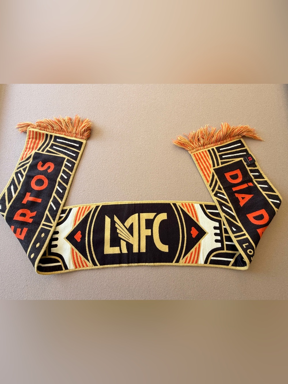 Los Angeles Football Club LAFC Dia De Los Muertes Scarf by Ruffneck